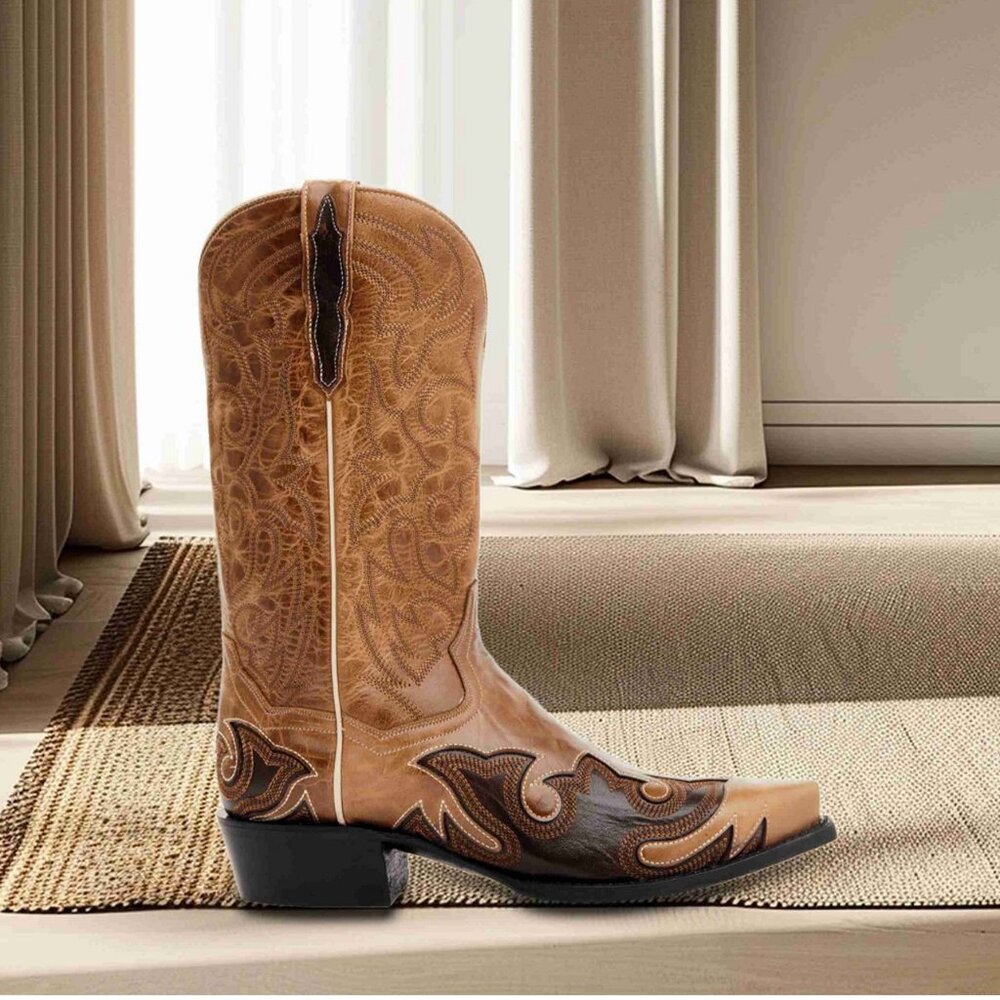 Dan Post Mens Snip Toes Sophisticated Look Western Boots